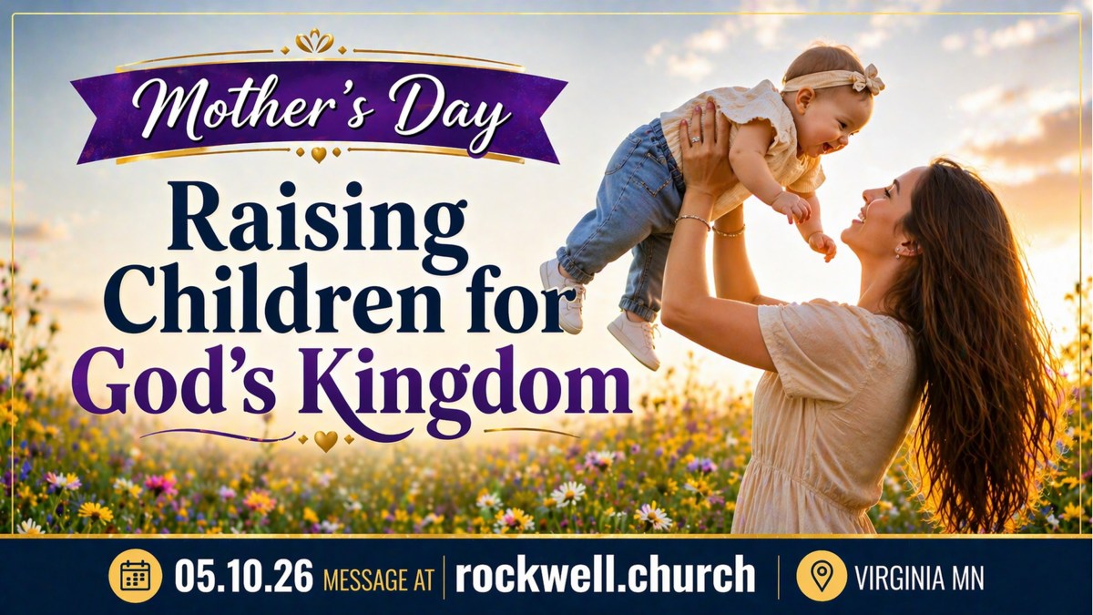 Join Us Mother’s Day Sunday 5/10 “Raising Children for God’s&nbsp;Kingdom”
